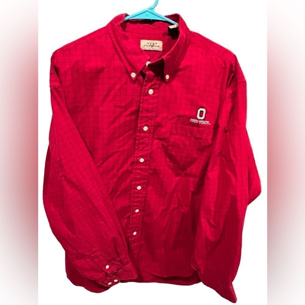 Vesi Sportswear men’s long sleeved Ohio State University‎ button down XL